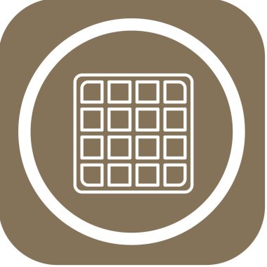 Güzel Hesaplayıcı Vektör Kabartma Simgesi