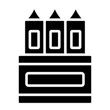 Bina. Web simgesi basit illüstrasyon