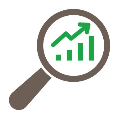 analitik simge vektör illüstrasyonu