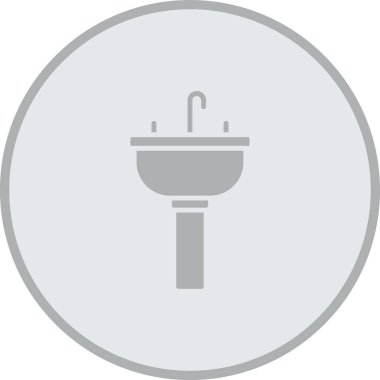 duş ikonu vektör illüstrasyonu