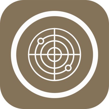 vektör hedef simgesi illüstrasyonu