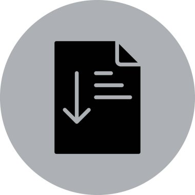 dosya biçimi vektör simgesi