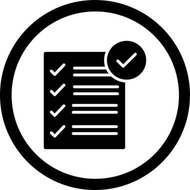 Belge. Web simgesi basit illüstrasyon