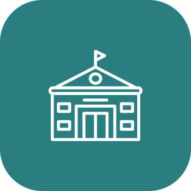 bina simgesi, vektör illüstrasyonu