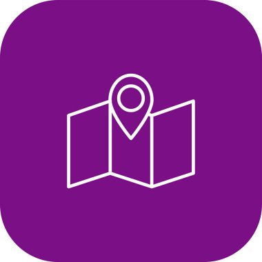 Harita işaretleyici simgesi. vektör illüstrasyonu