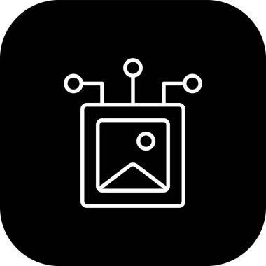 seo modern simgesinin vektör illüstrasyonu