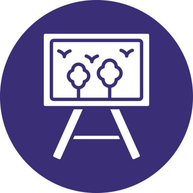 vektör lcd simgesi illüstrasyonu