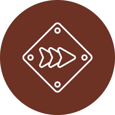 Bir yıldız simgesinin vektör illüstrasyonu