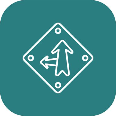 ok simgesi vektör illüstrasyonu