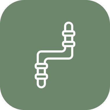 Kablo simgesinin vektör illüstrasyonu