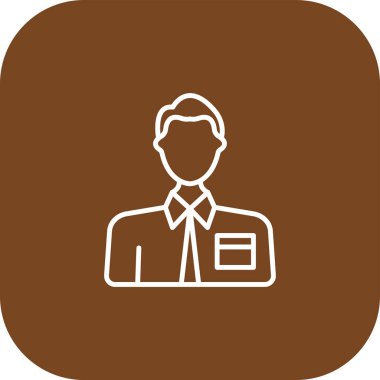 işadamı web simgesi, vektör tasarımı