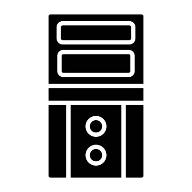 Sunucu. Web simgesi basit tasarım