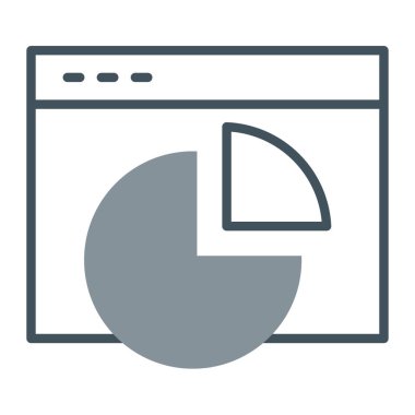 tarayıcı pencere vektör simgesi