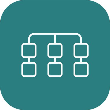 ağ simgesi. Düz dizayn. 10 saniye.