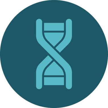 DNA simgesi, vektör illüstrasyonu