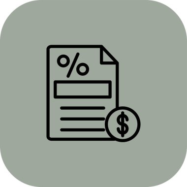 Kişisel belgenin illüstrasyon vektör simgesi. vektör illüstrasyonu