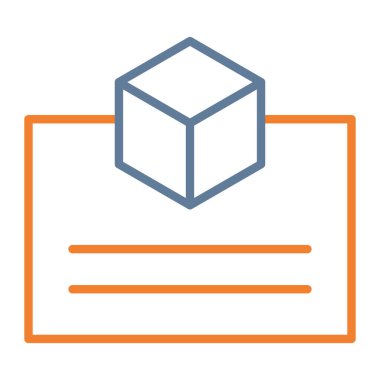 parsel ince renkli çizgi simgesi