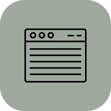 vektör tarayıcı simgesi illüstrasyonu