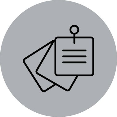 belge simgesi. Web için belge vektör simgelerinin özet çizimi