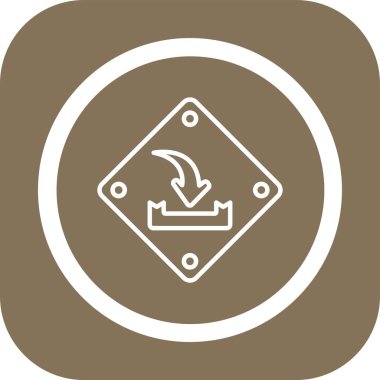 vektör ok simgesi illüstrasyonu