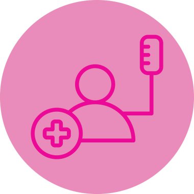 Tıbbi maskeli bir adamın vektör çizimi