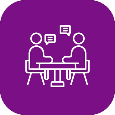 Konuşma baloncukları ikon vektör illüstrasyonu olan insanlar