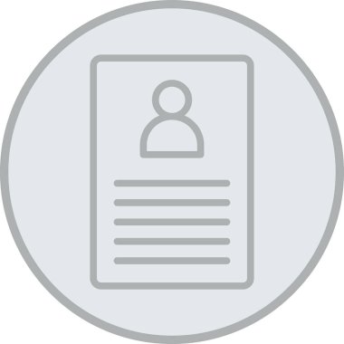 belge simgesi vektör illüstrasyonu