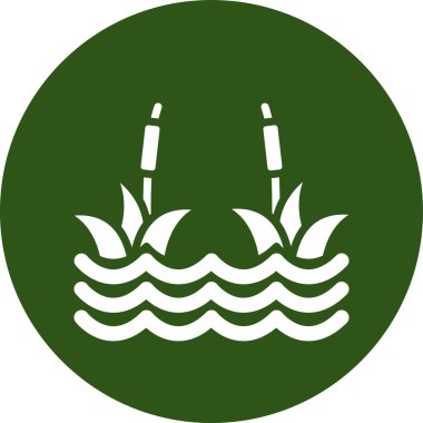 Balık simgesinin vektör illüstrasyonu