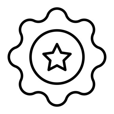 Kolayca değiştirebilen veya düzenleyebilen yıldız vektör simgesi