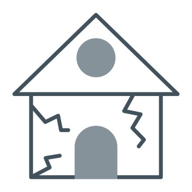 Web ve mobil uygulaması tasarımı, ev logo kavramı için beyaz arka plan üzerinde izole House simge vektör