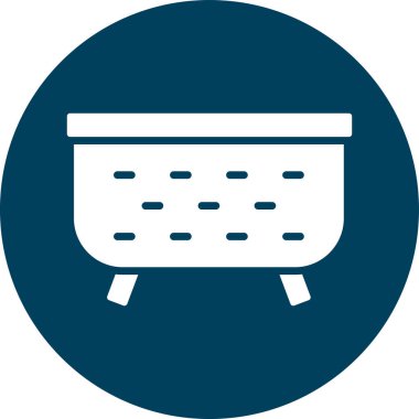 Yemek pişirmek. Web simgesi basit illüstrasyon