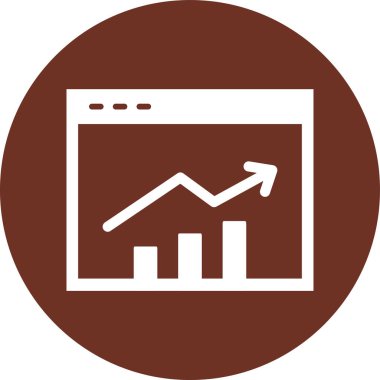 İş ve modern simgenin vektör illüstrasyonu