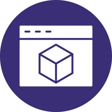 Seo simgesinin vektör illüstrasyonu