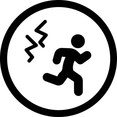 Bir insan simgesinin vektör illüstrasyonu