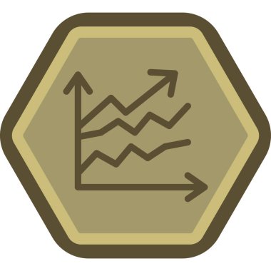 grafik ikonu vektör illüstrasyonu