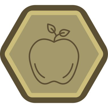 Gıda simgesinin vektör illüstrasyonu