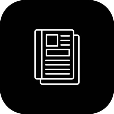 Belge simgesinin illüstrasyon vektör tasarımı