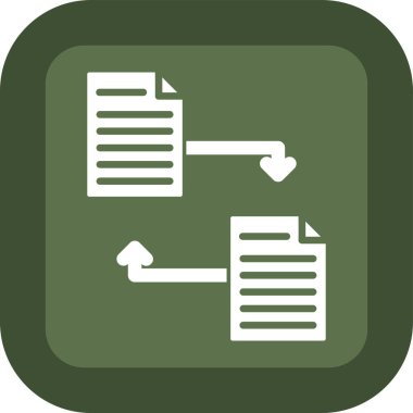 dosya biçimi simgesi, vektör illüstrasyonu