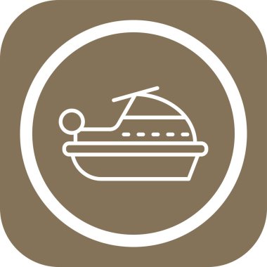 Gemi Tekne simge vektör çizim