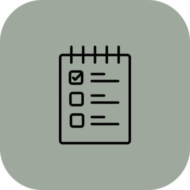 vektör panosu simgesi, vektör illüstrasyonu