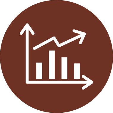 grafik simgesinin vektör illüstrasyonu