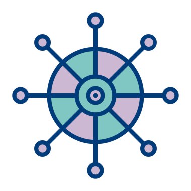 Pusula simgesi vektör resimlemesi