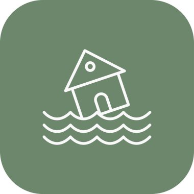 vektör evi resimleme simgesi