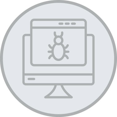 Bilgisayar web simge vektör çizim