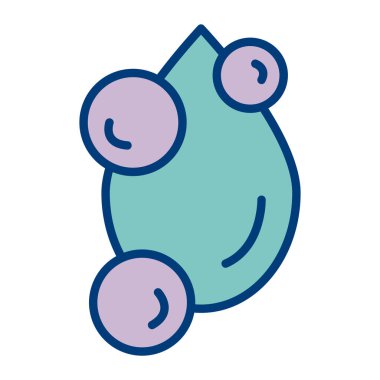 Şirin bir çizgi film simgesinin vektör çizimi