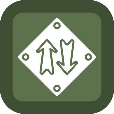 ok simgesinin vektör illüstrasyonu