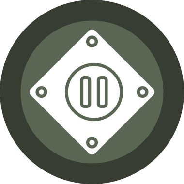 Satır simgesinin eşsiz vektör simgesi