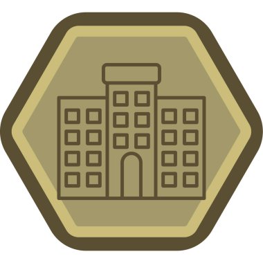 Modern bir simgenin vektör illüstrasyonu