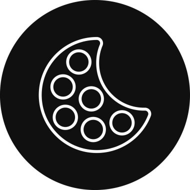 Bir çizgi tasarımının eşsiz vektör simgesi