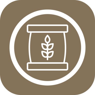 vektör buğday simgesi çizimi